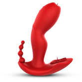 Vibrador Triple Happiness Control - Cake Sex Shop
